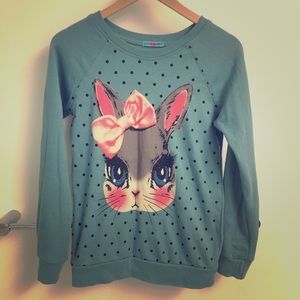 Cute Sweatshirt with rabbit